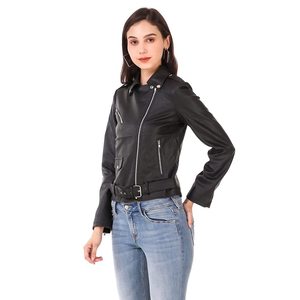 Chaqueta de Cuero de Oveja para Mujer, Diseño Acolchado e Impermeable, Personalización de Marca y Características Desmontables, Venta al Por Mayor Disponible - Product Image 2