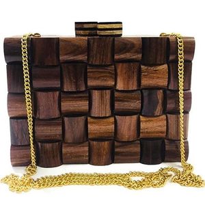 Pochette de soirée de luxe pour femmes, accessoires de mode en résine et cristal pour les occasions de fête - Product Image 1