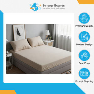 Venta exclusiva de un juego de sábanas de poliéster de 4 piezas, de calidad excepcional, larga duración y ecológicas, de un exportador indio. - Product Image 2