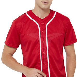 Maillot de baseball en polyester respirant à prix abordable avec logo personnalisé, service OEM, couleurs et tailles sur mesure - Product Image 6
