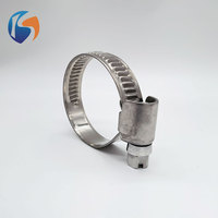 Collier de serrage à haute résistance de style allemand, bande non perforée pour tuyau en caoutchouc