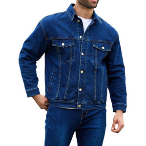 Chaquetas de mezclilla para hombre de primera calidad, estilo único, mangas largas, transpirables, con cuello vuelto, chaquetas de mezclilla para hombre, chaqueta para invierno - Product Image 6
