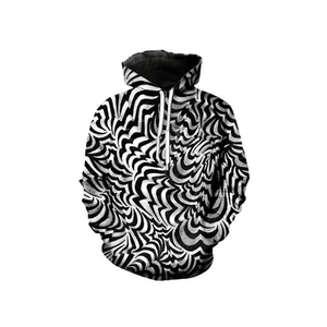 Sweat à capuche personnalisé pour homme, grande taille, imprimé en 3D, sublimation, polyester, graphiques personnalisés - Product Image 4