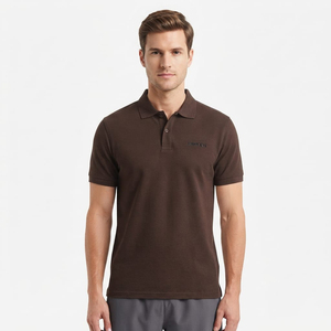 Polos en coton doux de haute qualité personnalisés pour hommes, polos de taille standard avec logo personnalisé - Product Image 5
