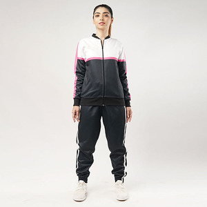 Conjunto Deportivo Impermeable y Cortavientos para Mujer, Personalizado OEM de Alta Calidad, con Cierre y Rayas, para Deportes al Aire Libre - Product Image 1