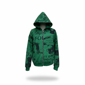 Sudadera con capucha de excelente calidad y buen precio para hombre, unisex, corte regular, con logo impreso personalizado en varios colores. - Product Image 3