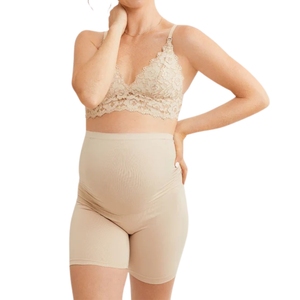 กางเกงโยคะเอวสูงไร้ตะเข็บสำหรับคนท้อง แบบขายส่ง สั่งทำได้ รองรับหน้าท้อง ยืดหยุ่นสูง น้ำหนักเบา สีพื้น กางเกงกีฬา - Product Image 1