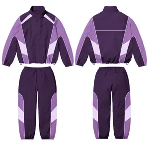 Wholesale Windbreaker Tracksuit Unisex Nylon <b>Track</b> <b>Jacket</b> and Shorts Set <b>Jackets</b> Customize Sweat Suits <b>for</b> <b>Men</b> - Product Image 1