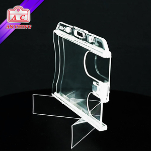 Porte-badge en plastique transparent à deux cartes - Product Image 5