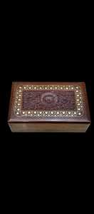 Hand Engraved Wooden Jewelry <b>Box</b> Portable <b>Trinket</b> Case Carved Gift Packaging for Wedding Decor - Product Image 5