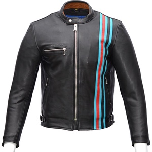 Chaqueta de motorista de carreras unisex personalizada nueva llegada cuero de motocicleta clásico a prueba de viento de talla grande impermeable ignífugo verano - Product Image 1