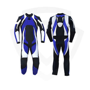 Traje de Motociclista de Cuero Transpirable Personalizado con Costuras de Alta Calidad, Impresión de Logotipo Personalizado, Colores y Tallas a Medida - Product Image 1