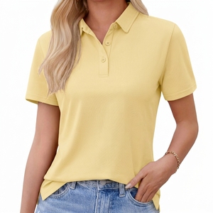Polo Deportivo de Manga Corta para Mujer de Alta Calidad, Ecológico y Cómodo, Fabricación de Polos de Golf de Manga Corta - Product Image 4