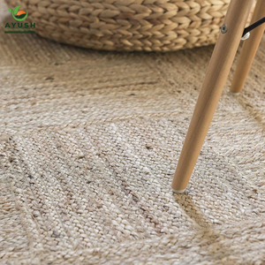 Tapis d'entrée – Lavable et élégant, fabriqué en fibres de jute 100 % naturelles, tapis sur mesure en provenance d'Inde - Product Image 2