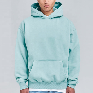 Sudadera con capucha QUICKSHOW Streetwear 330 GSM con lavado ácido y cremallera para hombre, logotipo personalizado, estampado a mano, talla grande - Product Image 5
