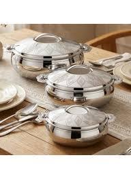 Ensemble de casseroles en acier inoxydable rondes avec couvercle, design moderne et durable, pour cuisinière à gaz et à induction, diamètre 20 cm - Product Image 6