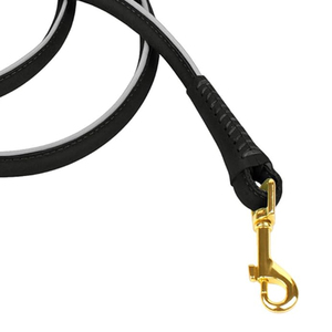 Hot Sale Luxury Custom Made Low MOQ Heavy Duty Leather Dog Leash Customized Color And Logo Leather Dog Leash - Product Image 4