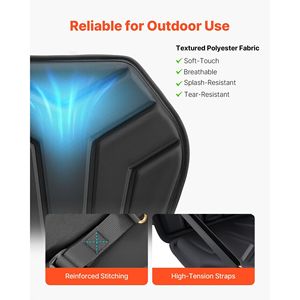 1 Pezzo Sedile per Kayak Spesso 2,5 cm, Universale per Paddle Board, con Supporto Schienale e Cuscino Imbottito Morbido Esagonale per Sit-On-Top con Vano Portaoggetti - Product Image 6