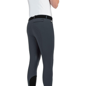 Pantalon d'équitation taille haute pour femme, couleur unie, coupe ajustée avec poche standard pour l'équitation - Product Image 2