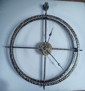 Classic Modern Metal Wall <b>Clock</b> <b>Digital</b> Mechanical Silent Luminous Waterproof Easy Read Design for Living Room Hanging Decor - Product Image 6