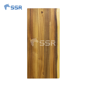 Estantes Flotantes de Madera de Acacia con Borde Natural, Estilo Rústico, Transparentes, de PU, para Decoración del Hogar y Cocina, Venta al Por Mayor - Product Image 4