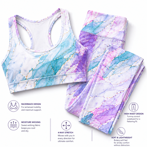 Conjunto de Yoga Sublimado, Suave y Agradable al Tacto, Diseño Personalizado, Sencillamente Magnífico - Product Image 6