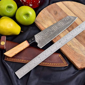 Cuchillos de Chef de Acero de Damasco de Estilo Moderno, Utensilios de Cocina Duraderos, Cuchillos de Chef de Acero de Damasco con Corte Afilado - Product Image 4