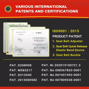 Arnés de Seguridad de 6 Puntos TBRACING ULTRA-D 2" FIA 8853-2016 para Carreras, con Patente Taiwanesa, Incluye Pernos de Anclaje, Costuras Reforzadas, OEM ODM - Product Image 5