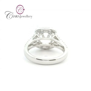 รัศมีวงแหวน3.00CT ทรงกลมสีขาว/เหลือง AU750คลาสสิกหรูหราสุดยอดวงแหวนแยกเพชรธรรมชาติ18K - Product Image 3