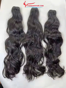Extensiones de Cabello Humano Vietnamita 100% Natural, Color Natural, Ondulado Natural, Sin Enredos, Sin Caída, Gran Stock, Precio de Fábrica - Product Image 5