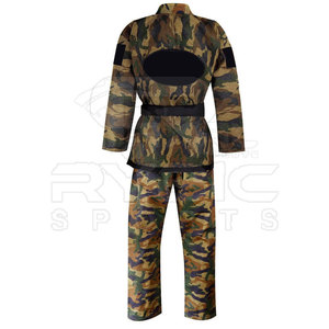 Traje de Jiu Jitsu Brasileño de Diseño Clásico, Grado Profesional, con Pantalones de Algodón Resistentes - Product Image 3