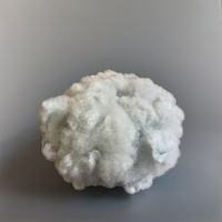 Fibre de polyester en vrac 18D SD blanche, de qualité A, certifiée GRS, 100 % polyester, à bas prix, pour la fabrication de tapis automobiles et de meubles.