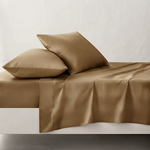 Cotton Flat <b>Sheet</b> 150TC Plain Dyed Breathable All-Season Bedding for Adult Fully elasticized for a snug <b>fit</b> - Product Image 2