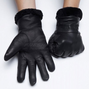 Gants en cuir tactiles de protection les plus vendus en gros, respirants et durables pour l'extérieur, design unisexe hiver - Product Image 5