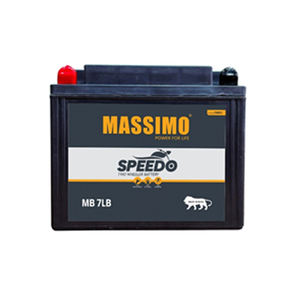 Proveedor Líder en India que Vende Baterías de Motocicleta de Plomo-Ácido MASSIMO MB - 7LB de Primera Calidad a Precios de Mayoreo Atractivos - Product Image 1