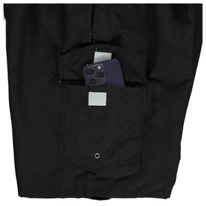Men Waterproof Breathable Quick Dry Swim Trunks Cargo Shorts Streetwear Black Mesh Liner Polyester Shorts - Product Image 6
