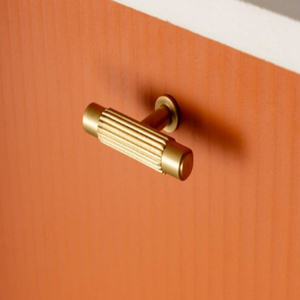 T <b>Brass</b> Cabinet <b>Knob</b> Minimalist <b>Brass</b> Cabinet <b>Knobs</b> T Furniture Metal Handles - Product Image 2