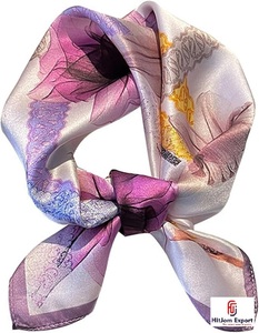 Pañuelo Corto Estampado Premium, Fabricante Textil OEM ODM de Marca Blanca, Proveedor de Accesorios de Moda Personalizados para Exportación - Product Image 4