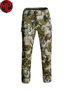 Pantalones de Caza Camuflados Hexaplus Industries, Pantalones Tácticos para Exteriores con Cierre, Bolsillos Laterales, Estampado de Vida Silvestre, Estilo Nomad Stealth - Product Image 1