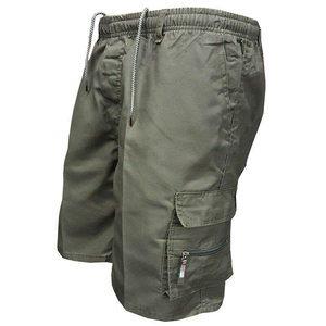 Pantalones Cortos Cargo de Verano para Hombre, con Cordón Ajustable, Cintura Elástica, Múltiples Bolsillos, Casuales, Deportivos, de Ocio, Ecológicos - Product Image 5