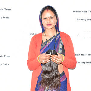 Extensiones de Cabello Humano 100% Natural, Suave, con Ondas, Color Natural, Sin Químicos, Doble Trama a Máquina, Entrega en 3-5 Días, Venta al Por Mayor - Product Image 4