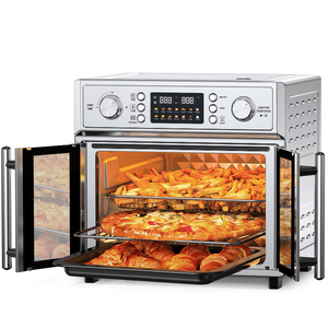 Forno Multifunzione a Doppia Porta Francese da 26QT, Grande Capacità, 1700W, Forno per Pizza, Macchina per il Pane, 14 Menu Preimpostati, 7 in 1 - Product Image 3