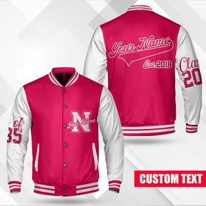 Chaqueta universitaria acolchada de lana ecológica con logotipo personalizado, moda de invierno, baloncesto, universidad, niños, hombres, bordado, Letterman Bike - Product Image 4