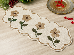 Caminos de Mesa Florales con Cuentas, Hechos a Mano, Ligeros, Ajustables, con Forma Personalizada, Ecológicos y Duraderos, de 5mm - Product Image 5