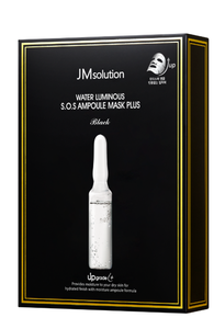 เจเอ็มโซลูชั่น วอเตอร์ ลูมิเนิส เอส.โอ.เอส แอมพูล ชีท พลัส แบล็ค |   30มล.*10ชิ้น |   แอลสกิน ไวทาลิตี้ เฟิร์มมิ่ง แคร์ |   เปปไทด์ |   วิตามินซี | - Product Image 4