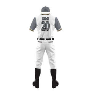 High Quality Wholesale Team Name Logo <b>Baseball</b> Uniform <b>Set</b> OEM Customized Colors Sublimation Design Anti-Bacterial 100% - Product Image 3