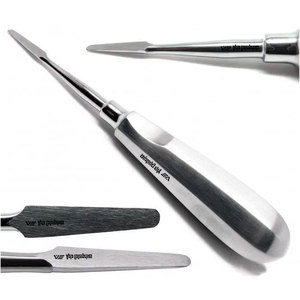 Élévateur dentaire droit, instrument chirurgical pour l'extraction dentaire et l'élévation des racines, en acier inoxydable, outil de chirurgie buccale atraumatique - Product Image 1