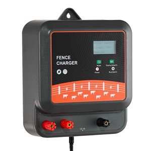Elettrificatore per Recinzioni Elettriche con Display LED in Tempo Reale, Portata di 6,2 Miglia, Alimentazione AC/DC, Multi-Potenza 2J/3J/5J, Attrezzatura per Allevamento - Product Image 1
