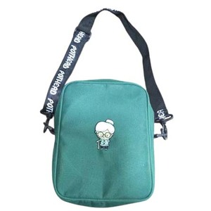Multi-Functional Corduroy Waterproof Zipper Closure Barrel-shaped Waist Bag Men Women Sports Crossbody <b>Letter</b> Fashion Gift - Product Image 1