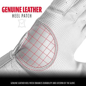 ถุงมือตีลูกเบสบอล - สำหรับผู้ใหญ่และเยาวชน เบสบอลและซอฟต์บอล - ถุงมือตีลูกสำหรับผู้ชายและเด็ก สำหรับกีฬาทีบอลและซอฟต์บอล - มีหลายขนาดและหลายสีให้เลือก - Product Image 3